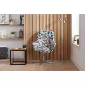 Image of 100 Years Of Egg Swivel Chair - Multi-coloured - Disney