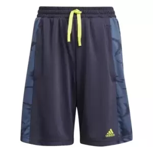 Image of adidas Camo Shorts Juniors - Black