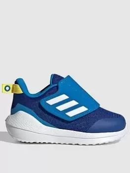 Image of adidas Infant Eq21 Run 2.0 Ac, Blue/White, Size 9