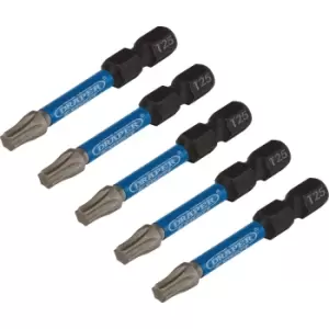 Image of Draper Expert Impact Torx Screwdriver Bits T25 50mm Pack of 5