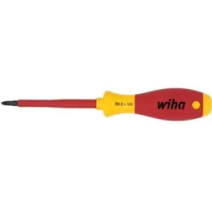 Image of Wiha 321N 00847 VDE Pillips screwdriver PH 1 Blade length: 80 mm DIN ISO 8764, DIN EN 60900