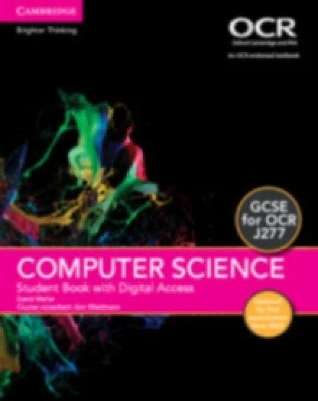 Image of David Waller GCSE Computer Science for OCR Student Book with Digital Access (2 Years) Updated Edition Book Multi unisex