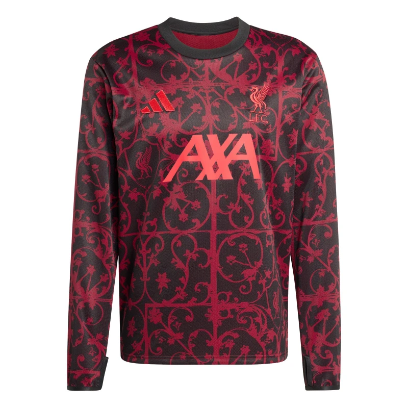 Image of adidas Liverpool Pre Match Drill Top 2025 2026 Adults Black male S