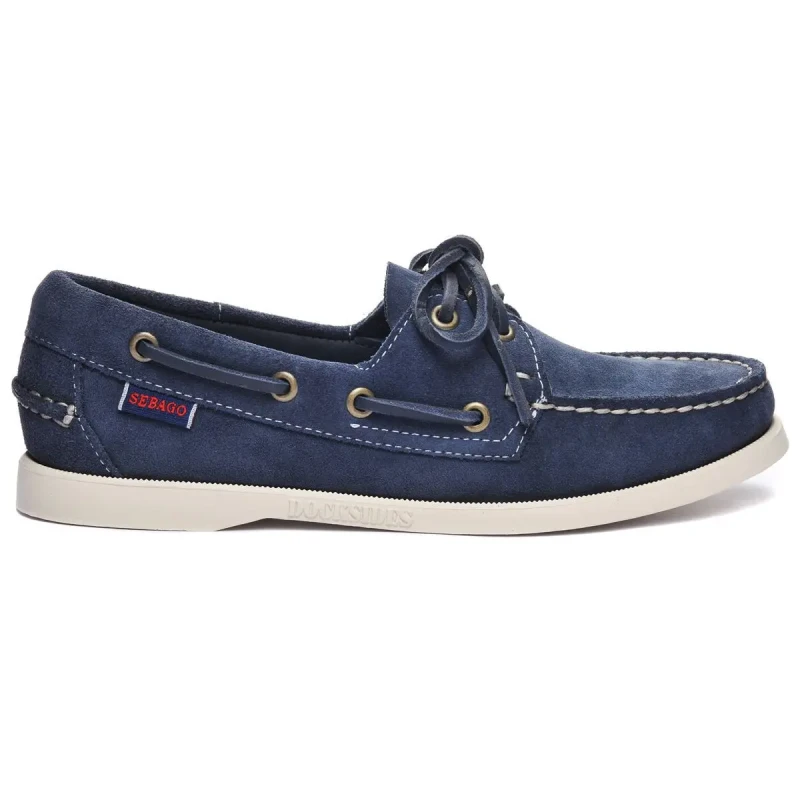 Image of Sebago Womens boat shoes Sebago Portland Flesh Bleu Female 40,5