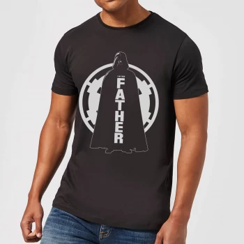 Image of Star Wars Darth Vader Father Imperial Mens T-Shirt - Black - 5XL