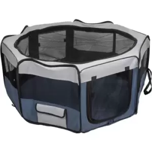 Image of Pet Playpen Flavio 116x116x48cm L Blue - Blue - Flamingo