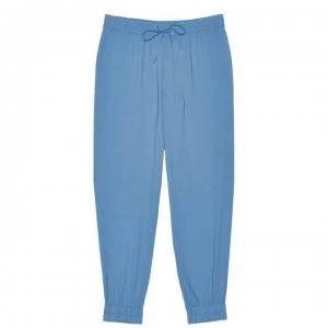Image of Jack Wills Chillworth Viscose Crepe Slouchy Pant - Coloney Bl
