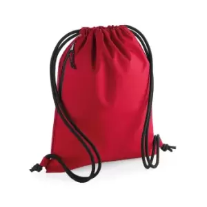 Image of BagBase Unisex Recycled Gymsac (One Size) (Classic Red)