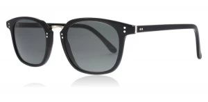 Image of London Retro Finsbury Sunglasses Black BLK 47mm