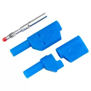 Image of TruConnect 170577 4mm Shrouded Stackable Test Plug Blue