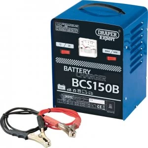 Image of Draper Expert BCS150B Car Battery Starter and Charger 12v