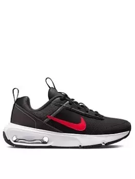 Image of Nike Air Max Intrlk Junior Unisex Trainers, Grey/Red, Size 4