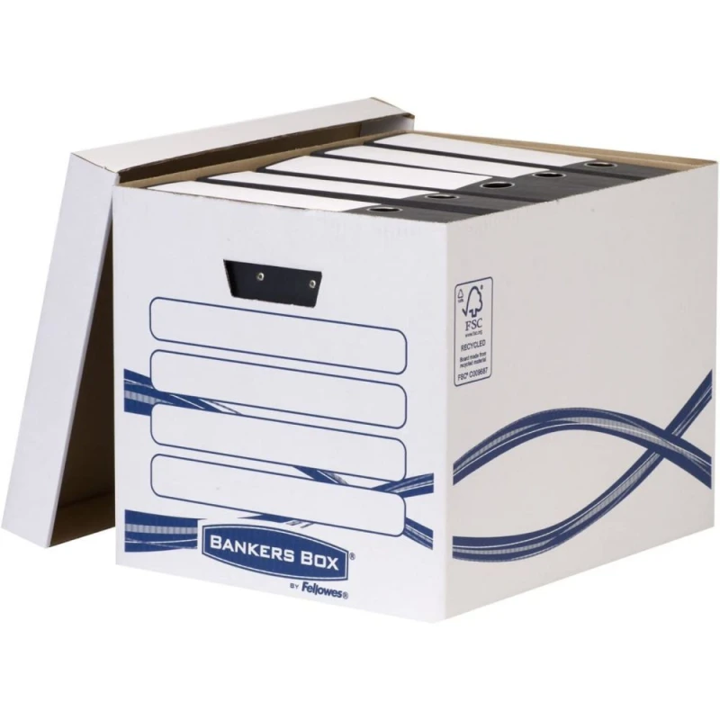 Image of Bankers Box Basic Tall Storage Box Pack of 10 33631J GJQ33631J