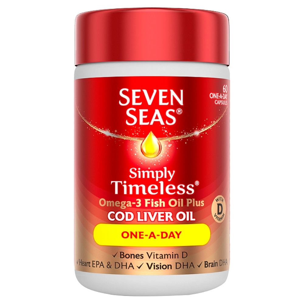 Image of Seven Seas Cod Liver Oil One A Day Capsules 60