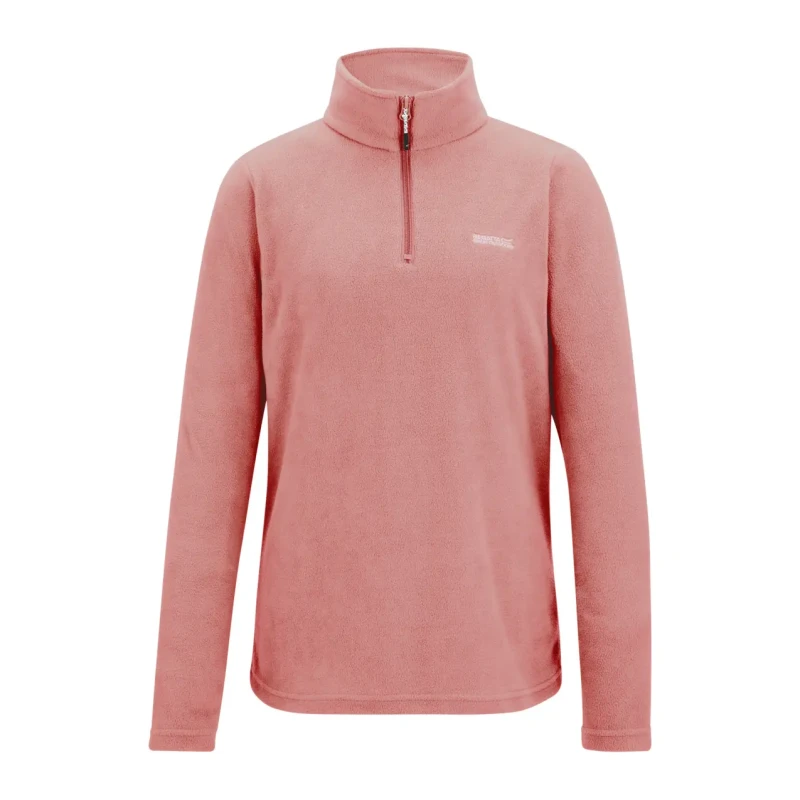 Image of Womens 1/2 zip fleece Regatta Sweethart Rose Female 46