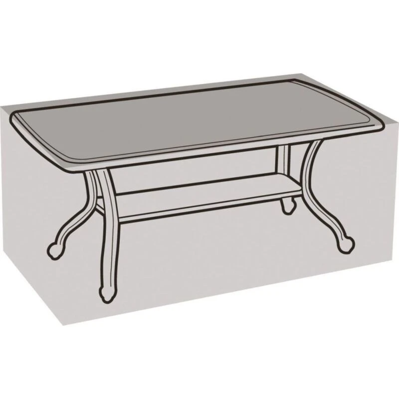 Image of Garland 6 Seater Rectangular Table Cover Black W1376