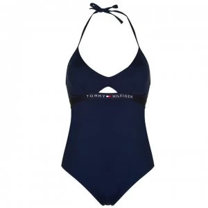Image of Tommy Bodywear Cut Out Swimsuit - 416 NAVY BLAZER