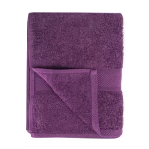 Image of Victoria London Egyptian Cotton Towels 500GSM Bath Towel Aubergine