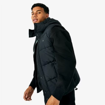 Image of Jack Wills Eco Firstone Puffer Gilet - Black
