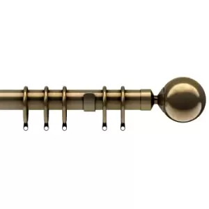 Image of Speedy Cantata Curtain Pole, 300cm, Antique Brass