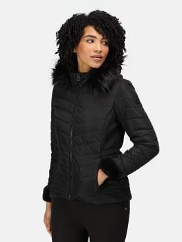 Image of Regatta Winslow Quilted Jacket - Black, Size 20, Women