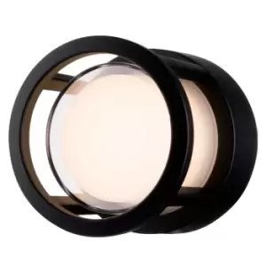 Image of Wolseley Road Integrated LED Wall Lamp Black, IP54