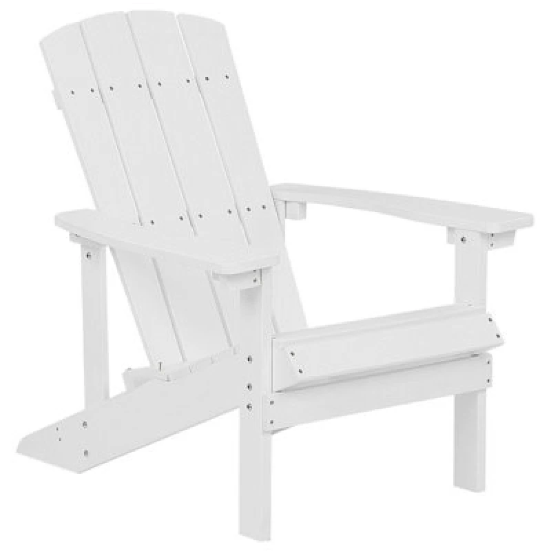 Image of Beliani Garden Chair Adirondack White