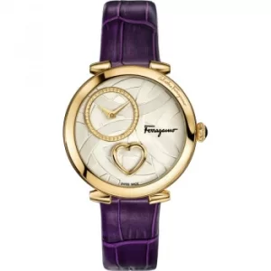 Image of Ladies Salvatore Ferragamo Cuore Diamond Watch