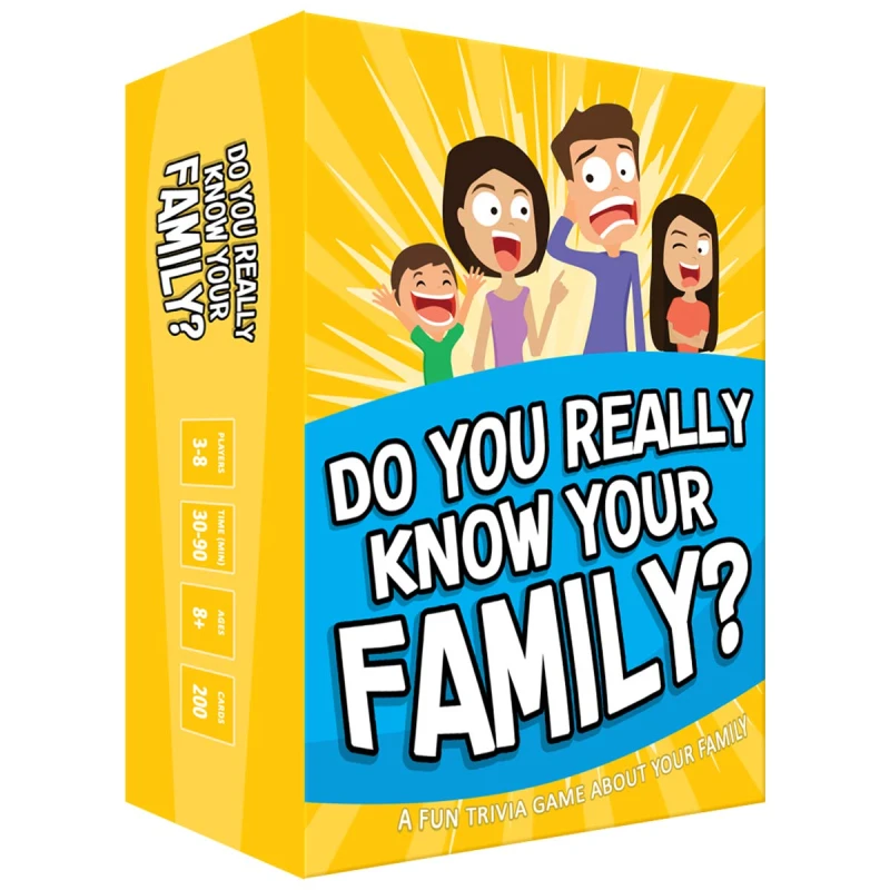 Image of Do You Really Know Your Family? A Fun Family Game Filled with Conversation Starters and Challenges - Great for Kids, Teens and Adults