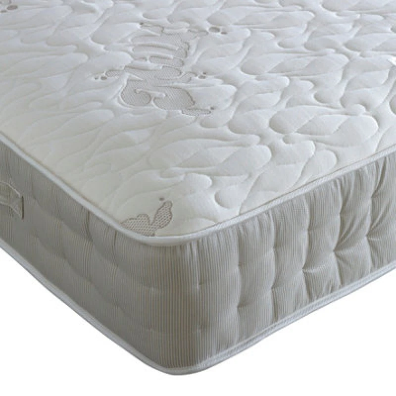 Image of Bedmaster Bedmaster Milk Vitality Pocket Sprung Memory Foam Mattress in Light Beige Size: Double Light Beige Double Unisex 0764283931696