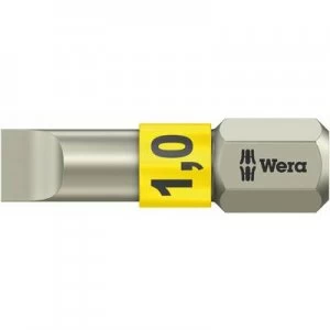 Image of Wera 3800/1 TS 1,0 X 5,5 X 25 MM Slot drive bit 5.5mm Stainless steel D 6.3