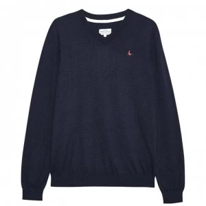 Image of Jack Wills Seabourne Classic V Neck - Navy