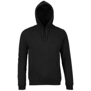 Image of NEOBLU Mens Nicholas French Terry Hoodie (S) (Deep Black)