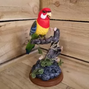 Image of Premier Christmas 22cm Parrot on Branch with Animation & Recording Function
