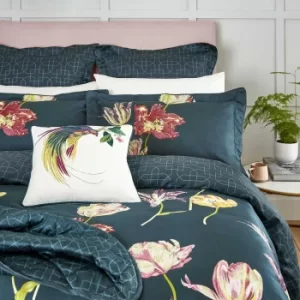 Image of Sanderson Tulipomania Double Duvet Cover, Ink