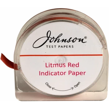 Image of Litmus Paper Red 5m Reel x 7mm - Johnson