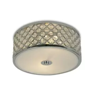 Image of Ceiling lamp Sasha Chrome polished 2 bulbs 15,5cm