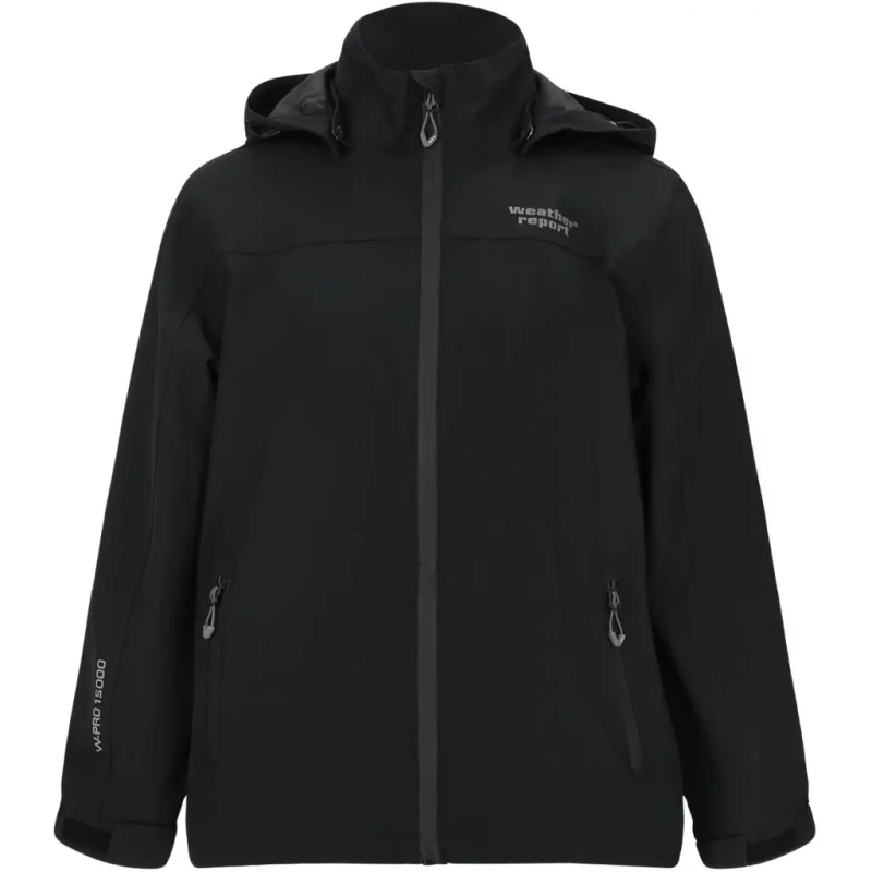 Image of Weather Report Waterproof jacket for children Weather Report Borise Noir Unisex 12 ans WR212578-1001