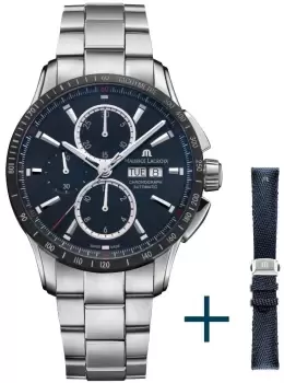 Image of Maurice Lacroix Watch Pontos S Chronograph Strap Set