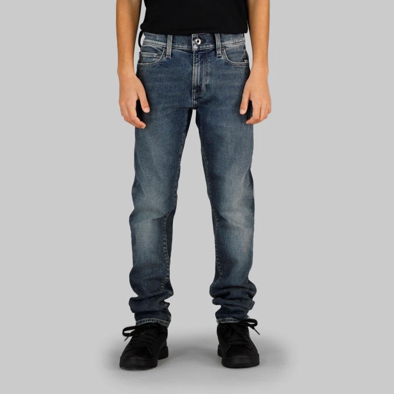 Image of G Star Kids Slim Fit Jeans Dark Aged male 8Y