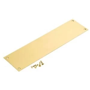 Image of BQ Brass Finger Plate W75mm