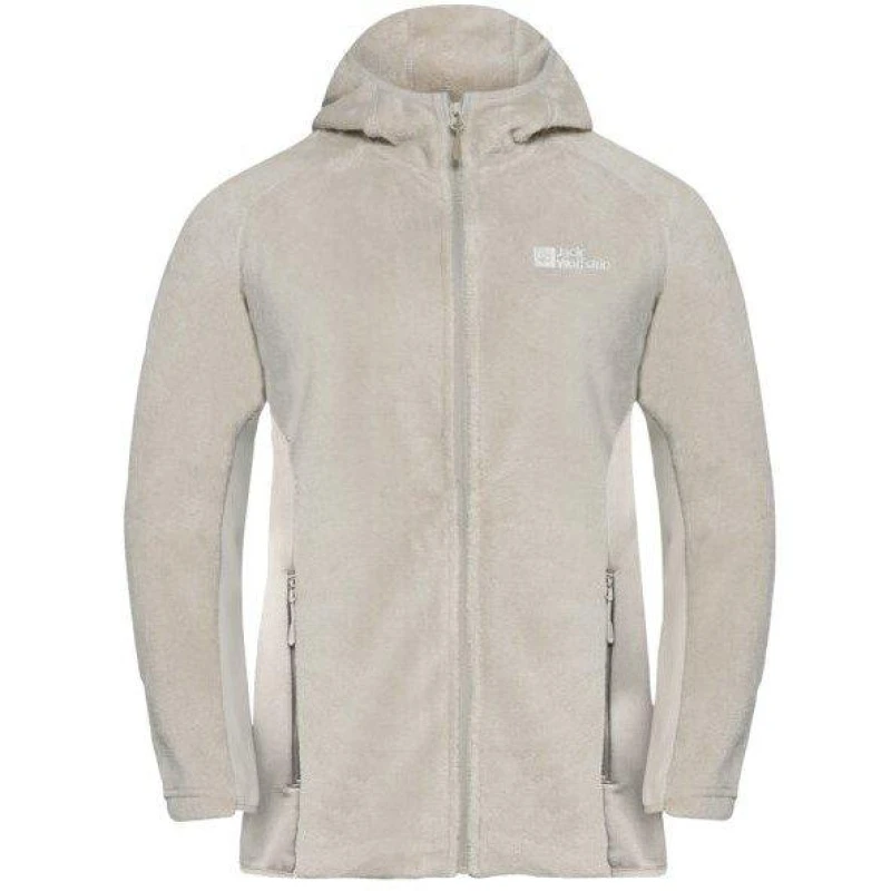 Image of Jack Wolfskin Womens Rotwand Full Zip Fleece Pale Sand female 8 (XS)