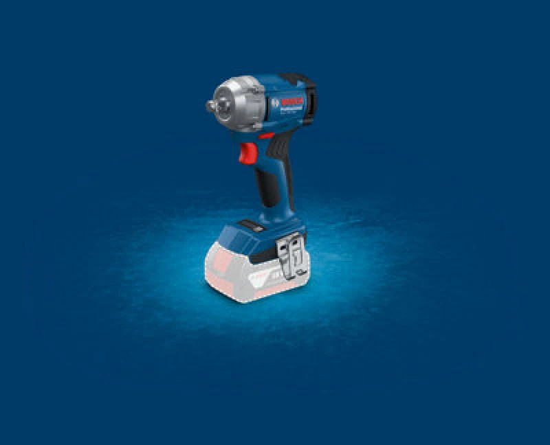 Image of Bosch Pro 18V Cordless Impact Wrench Gds 18V-350 Carton Box 06019M5070