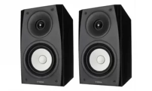 Image of Yamaha NSBP182 Bookshelf Speaker Pair in Gloss Black