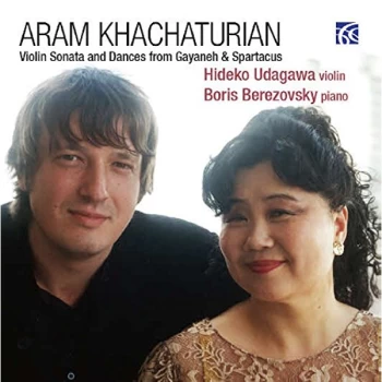 Image of Hideko Udagawa (violin) - Aram Khachaturian: Violin Sonata and Dances from Gayaneh &amp;... CD