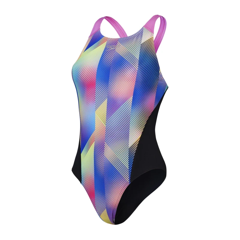 Image of Speedo Allover Digital Recordbreaker 1 Piece Swimsuit Multi Colour female 14