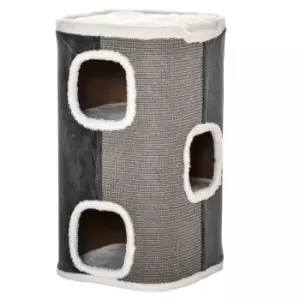 Image of Pawhut Cat Tree & Climbing Frame - Grey