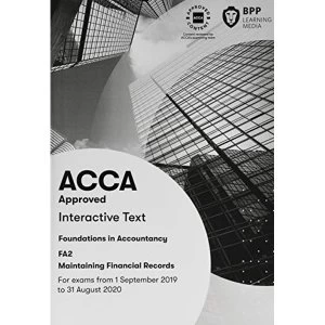 Image of FIA Maintaining Financial Records FA2 Interactive Text Paperback / softback 2019
