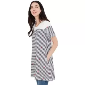 Image of Joules Womens Hattie Jersey Tunic Sun Dress UK 10- Bust 35', (89cm)