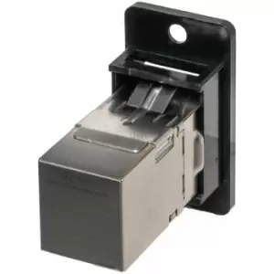 Image of SGACK90SBpm Cat6A F2F Shielded LowProfile PanelMount Coupler Rear90° - Tuk Ltd